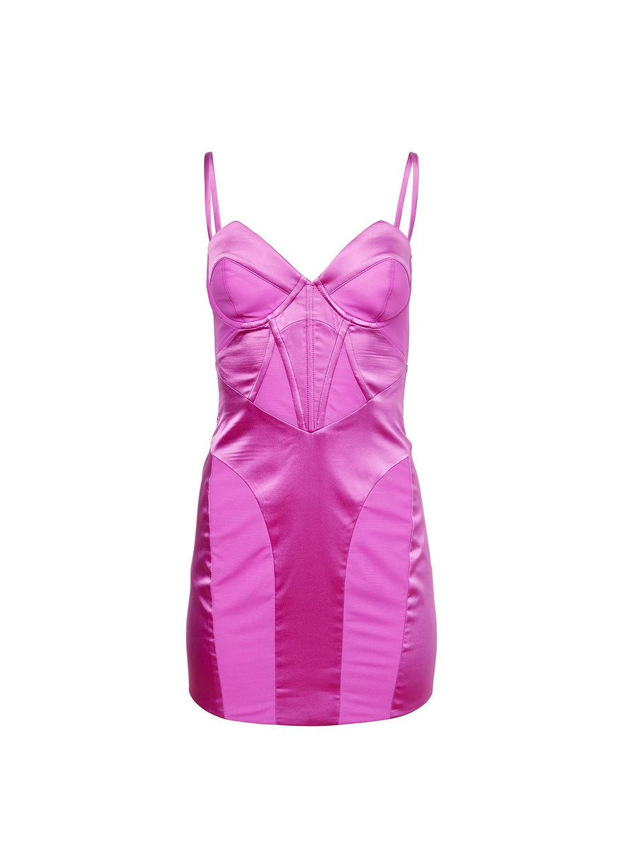 Silk & Mesh Bustier Dress – OFFSEIDS NEW YORK
