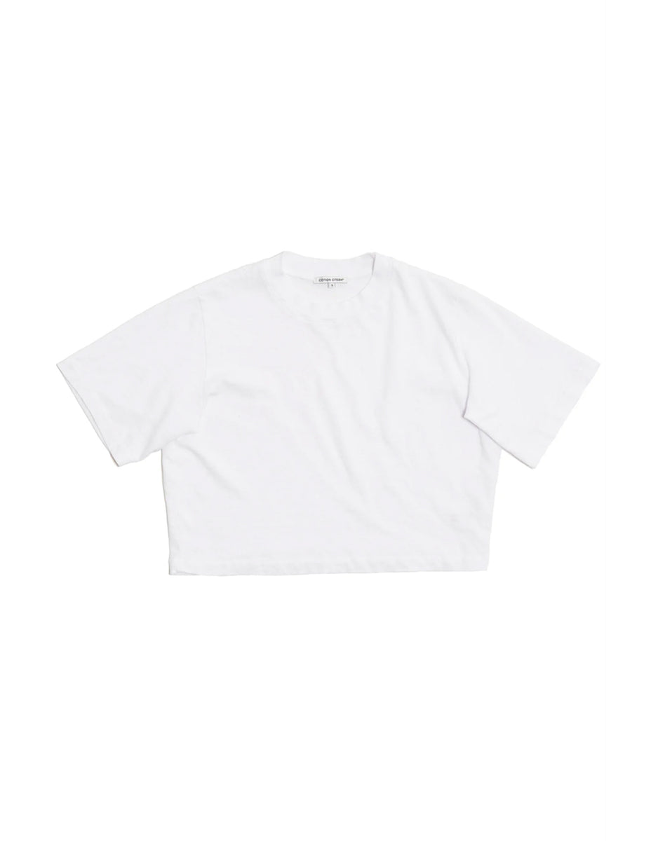 Tokyo Crop Tee - White – OFFSEIDS NEW YORK