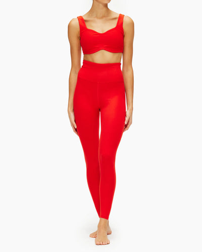 Stretch Sculpt High Legging-Red