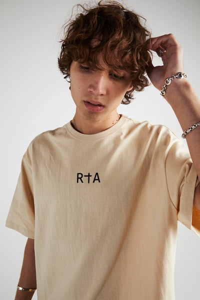 Oversized Tee-White Pepper