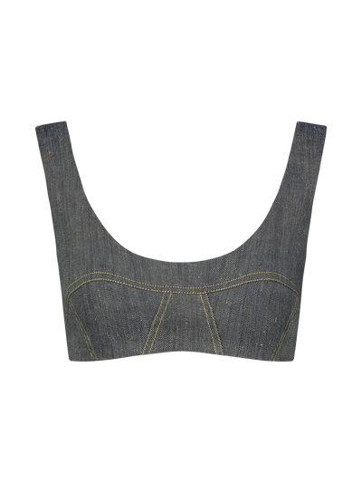 Seamed Bra Top