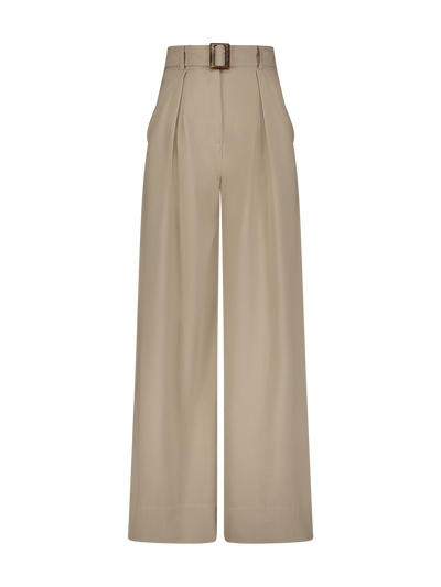 Wide Leg Pleated Pant