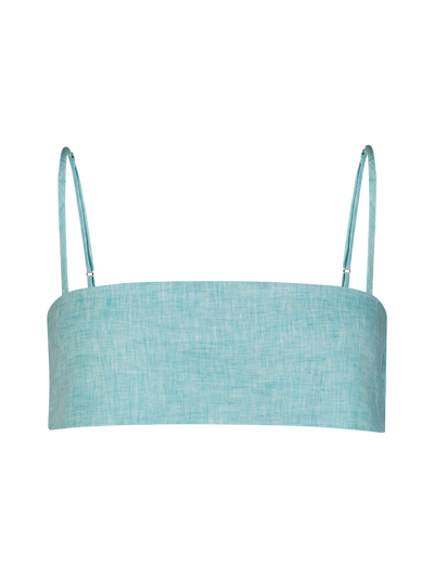 Structured Bandeau Crop Top