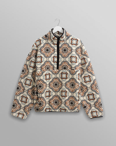 Camely- Ecru Tile Print