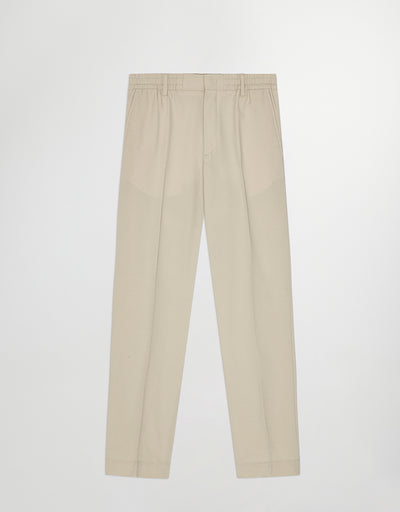 Billie Seersucker Pant- White Pepper