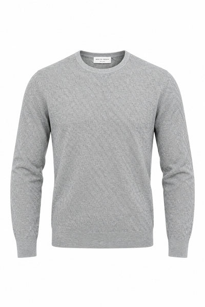 Connor Pullover in Grey Beige