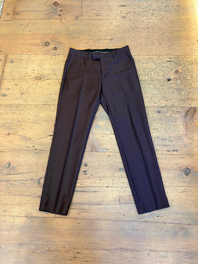 Tenutas Slim-Fit Trousersin Aubergine