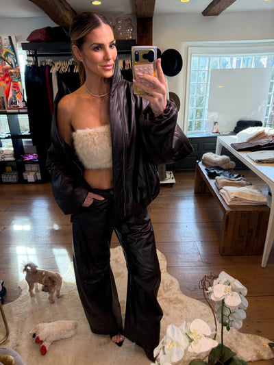 Juice Leather Bomber