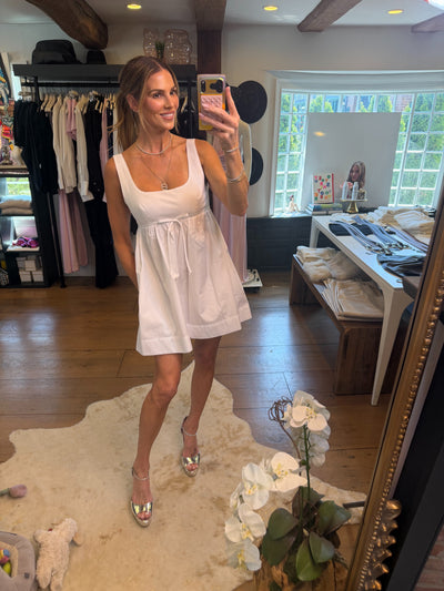 Tank Drawstring Baby Doll Dress