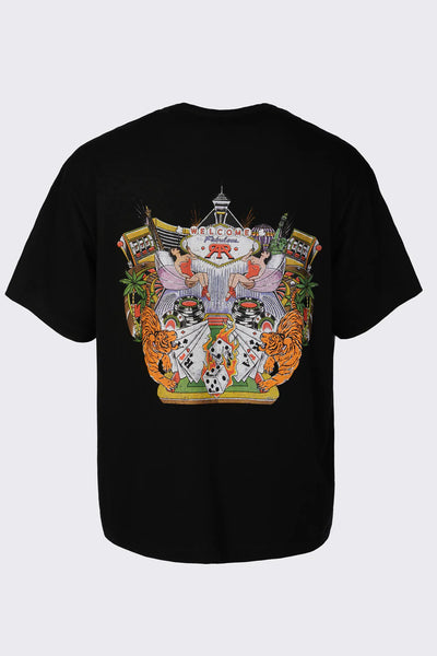 Oversized Tee - Black Martini