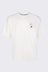 Oversized Tee - White Martini