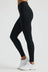 Ribbed High High Legging-Black