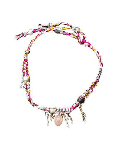 Pink Barbie Glow Scarab Rockstar Chocker