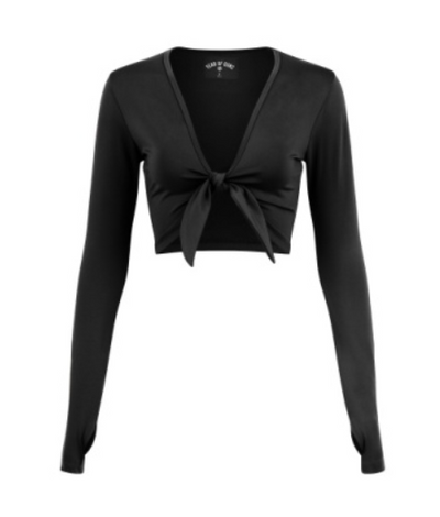 Tie Front Long Sleeve