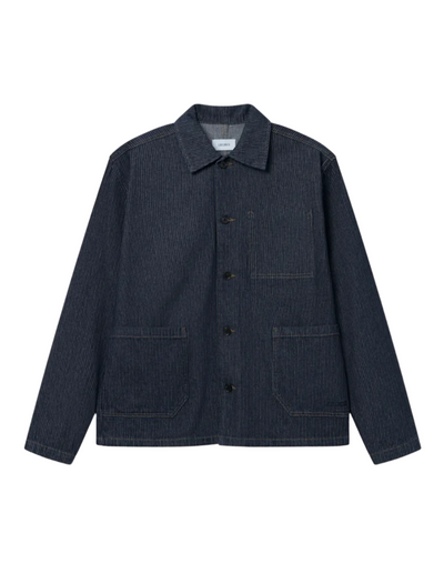 Hugh Denim Stripe Overshirt 2.0