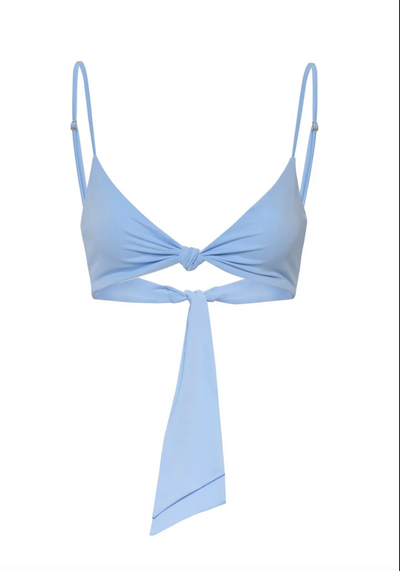Pacifico Top - Sky Blue/Ivory