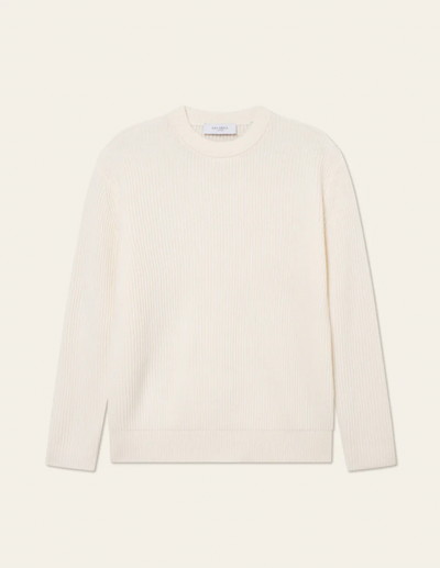 Eddie Wool Rib Crewneck Knit