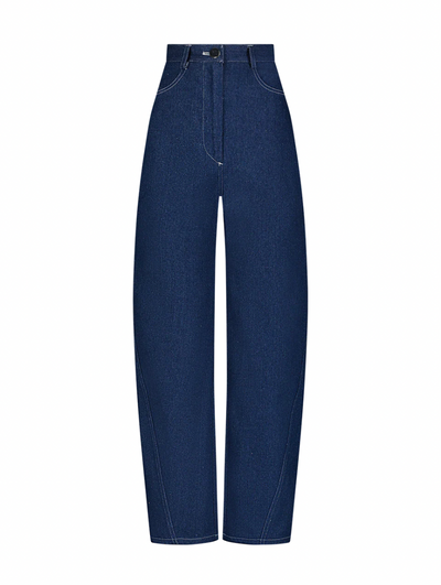 High Waist Twist Seam Jeans