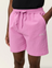 Crocus Pink Stan Seersucker Swim Shorts