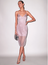 Silver Embellished Midi Dress