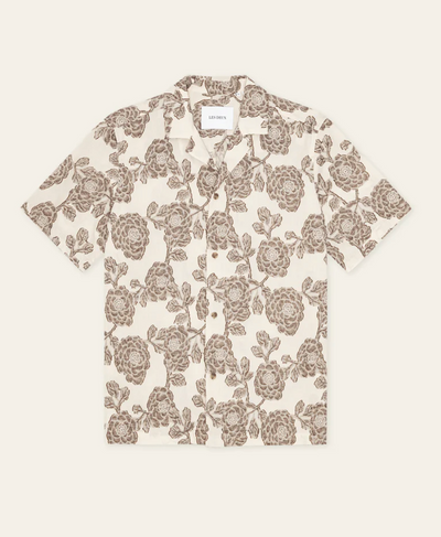 Lesley Flower Jacquard SS Shirt