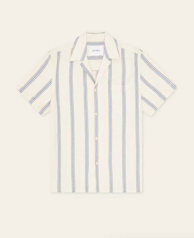 White Lawson Stripe SS Shirt