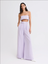 Wide Leg Pleated Pant-Lavender