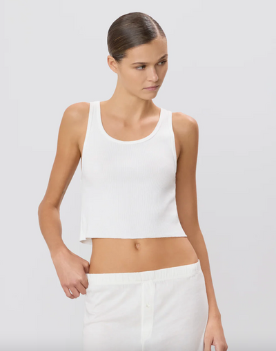 Scoop Neck Tank Ivory