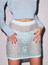 Spotlight Mini Skirt Frosted Mint