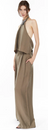 Mona Collar Top - Olive Green