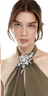 Mona Collar Top - Olive Green