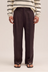 Kay 1808 Linen Blend Pant - Deep Truffle