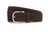 Brown Suede Belt Silver Hardware