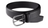 Black Leather Belt Gunmetal Hardware