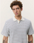Knitted Stripped Polo