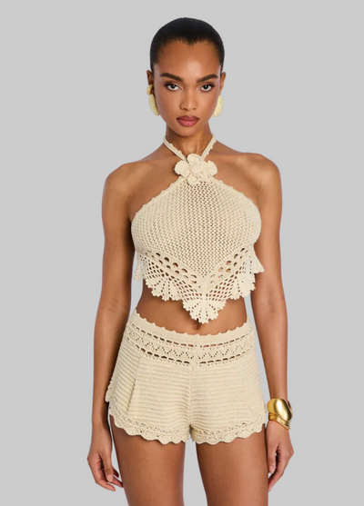 Isaure Crochet Top
