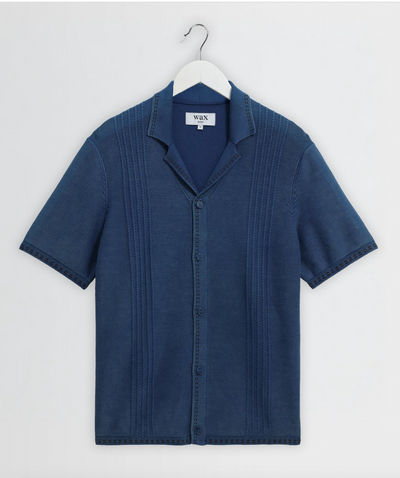 Ivy Shirt Dyed Cotton Blue