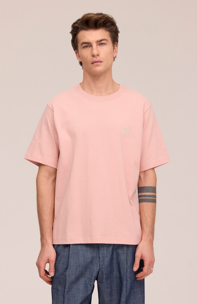Jett - Embroidery Tee - Rose Dust