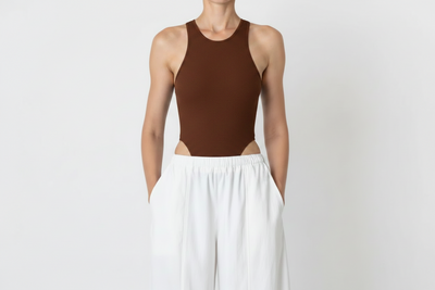 Santana Bamboo Bodysuit - White
