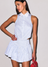 Poplin Garter Skort - East Hampton Stripe