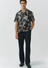 The Casper Printed Silk Shirt - Black Floral