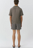 The Casper Printed Silk Shirt - Chocolate/Ivory