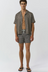 The Malachi Swim Shorts - Chocolate Ivory