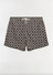The Malachi Swim Shorts - Chocolate Ivory