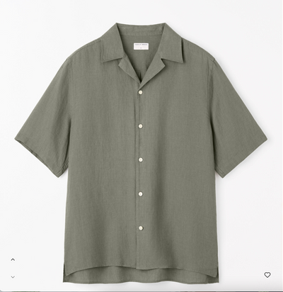 The Bekkett Linen Shirt - Green