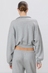Cropped Half-Zip Sweatshirt