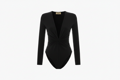 Chandra Bodysuit in Black