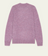 Soft Roundneck Knit Sweater in Rose