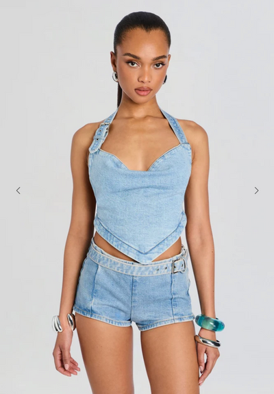 Amelisse Denim Top