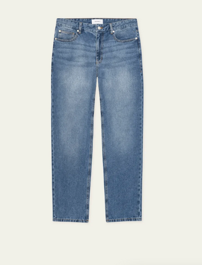 Ryder Washed Denim Jeans in Medium Indigo